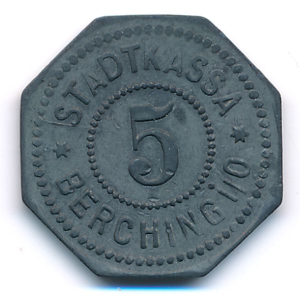 Берхинг., 5 пфеннигов (1917 г.)