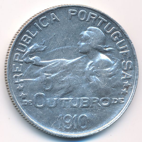 Португалия, 1 эскудо (1910 г.)