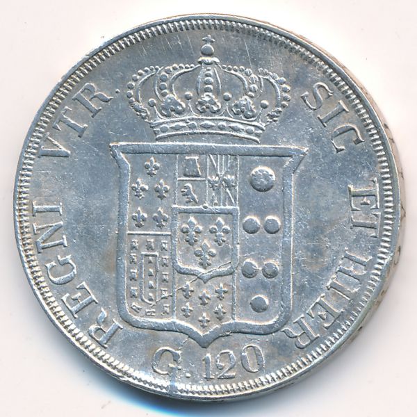 Неаполь и Сицилия, 120 гран (1834 г.)