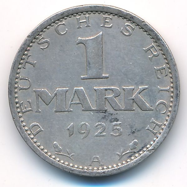 Веймарская республика, 1 марка (1925 г.)