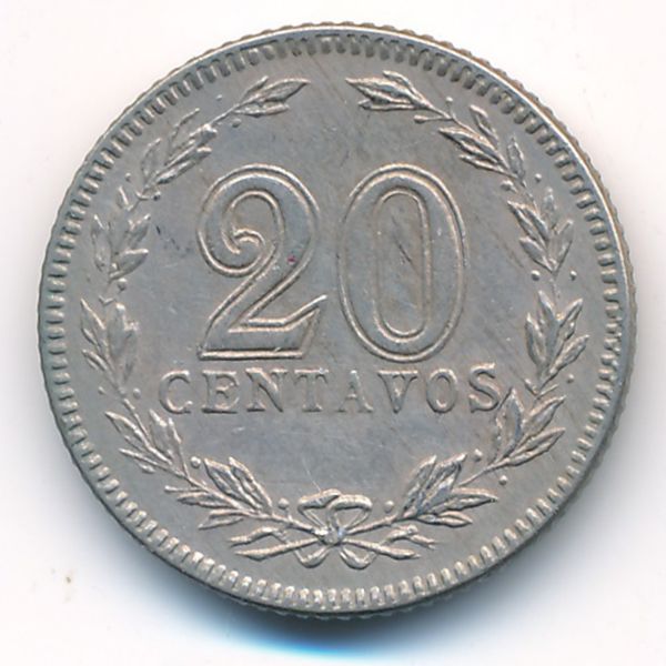 Аргентина, 20 сентаво (1920 г.)