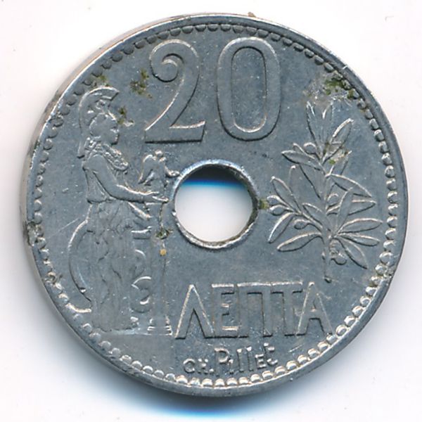 Греция, 20 лепт (1912 г.)