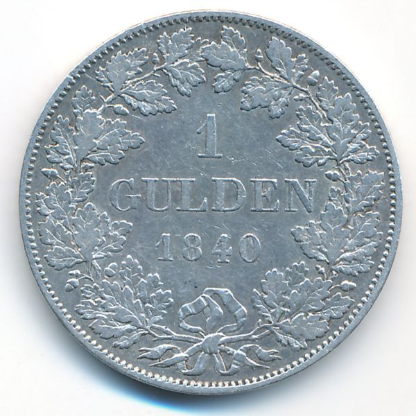 Бавария, 1 гульден (1840 г.)