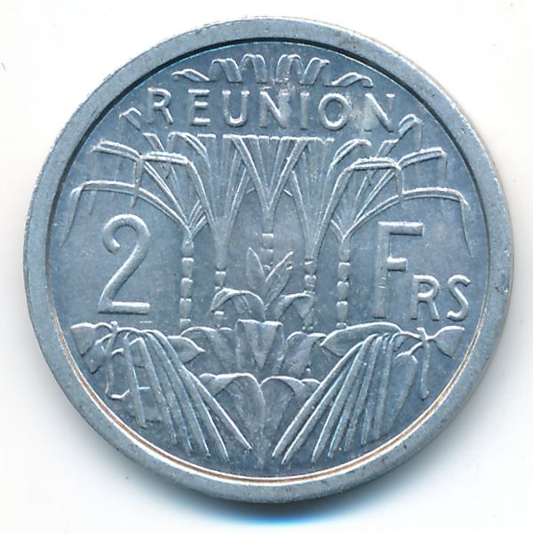 Реюньон, 2 франка (1948 г.)