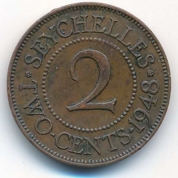 Сейшелы, 2 цента (1948 г.)