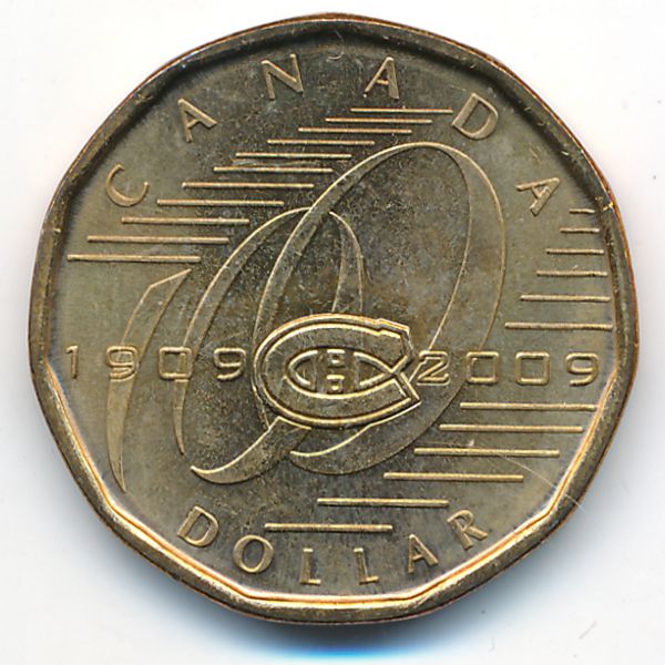 Канада, 1 доллар (2009 г.)