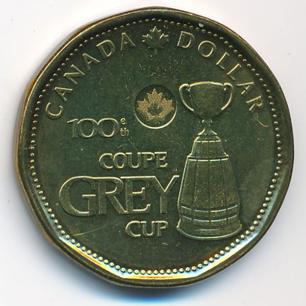 Канада, 1 доллар (2012 г.)
