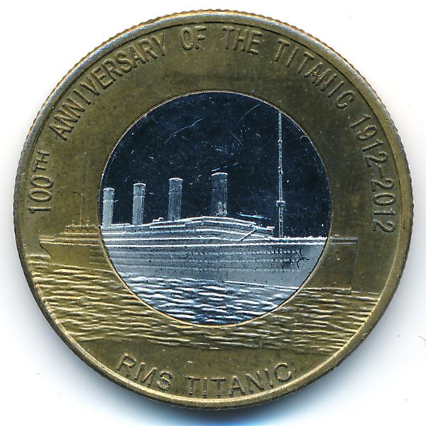 Редонда., 2 доллара (2012 г.)