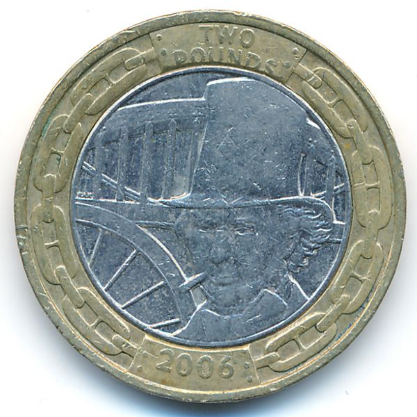 Великобритания, 2 фунта (2006 г.)