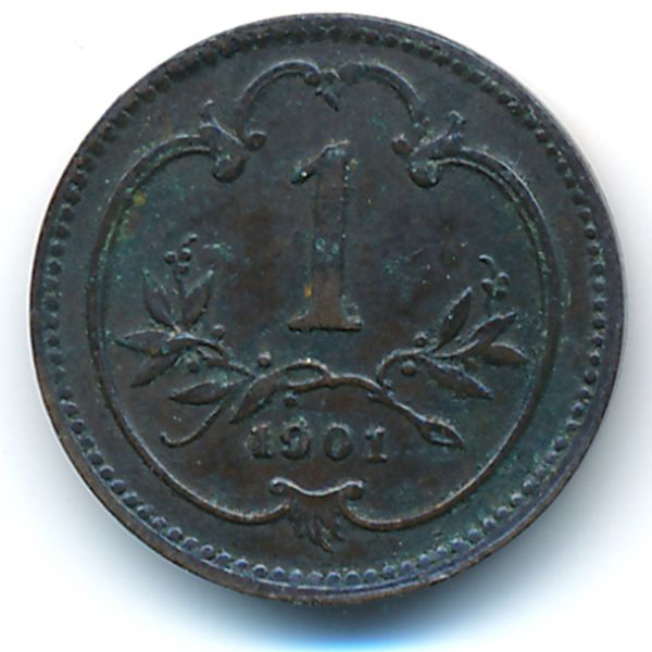 Австрия, 1 геллер (1901 г.)