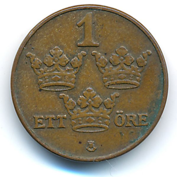 Швеция, 1 эре (1950 г.)