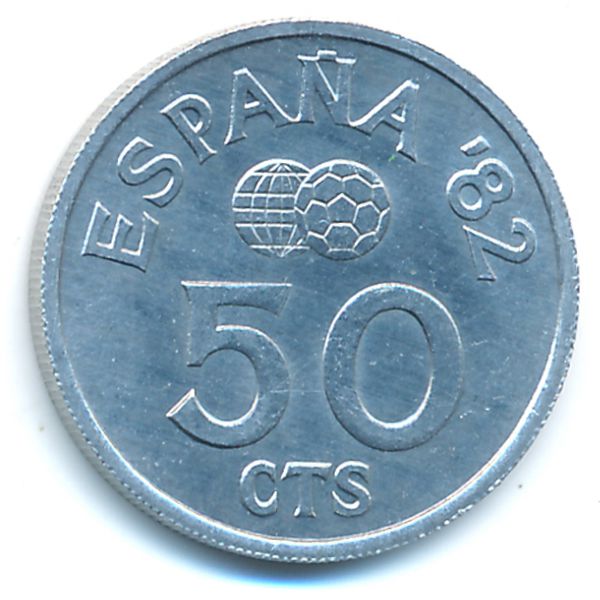 Испания, 50 сентимо (1980 г.)