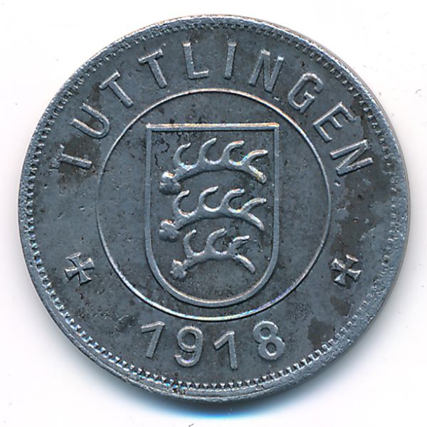 Тутлинген., 1/2 марки (1918 г.)