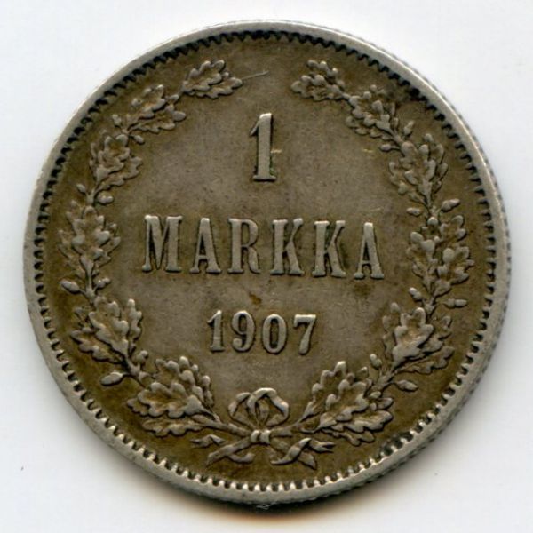 Финляндия, 1 марка (1907 г.)