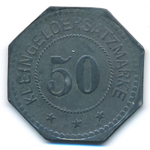 Кульмбах., 50 пфеннигов (1917 г.)