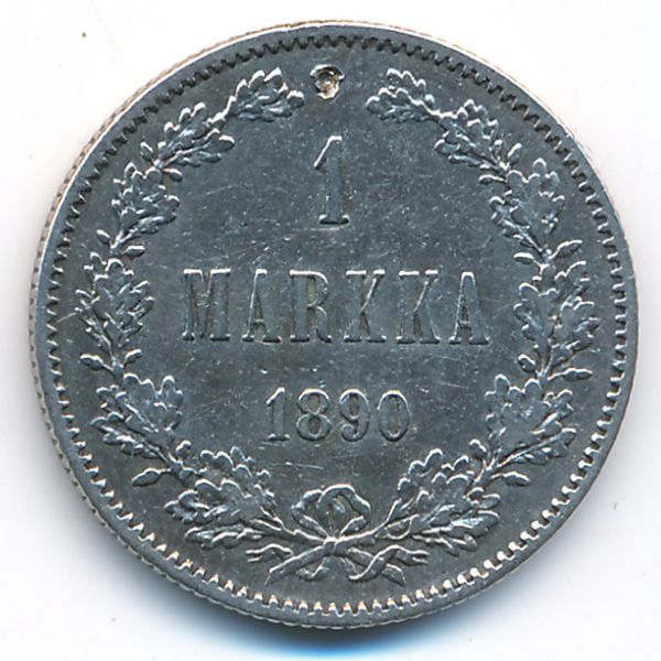 Финляндия, 1 марка (1890 г.)