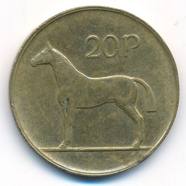 Ирландия, 20 пенсов (1986 г.)