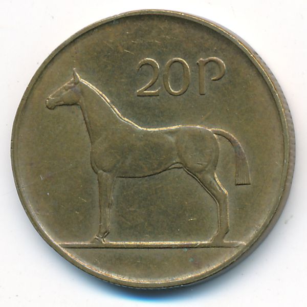 Ирландия, 20 пенсов (1986 г.)