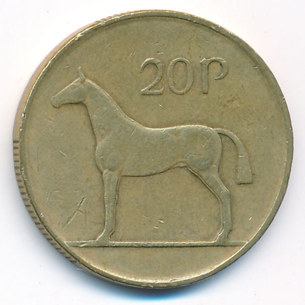 Ирландия, 20 пенсов (1986 г.)