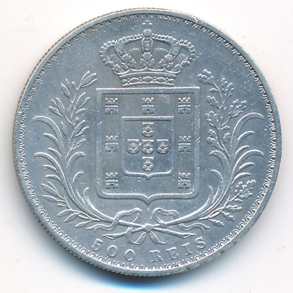 Португалия, 500 рейс (1888 г.)