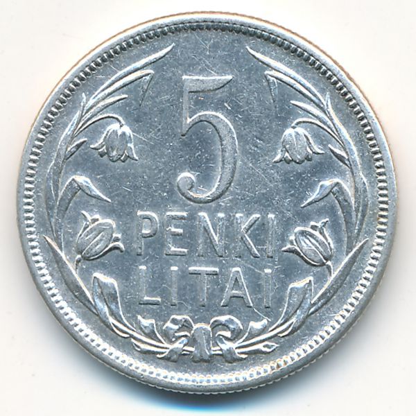 Литва, 5 лит (1925 г.)