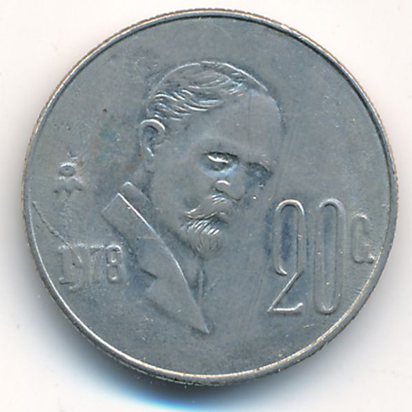 Мексика, 20 сентаво (1978 г.)