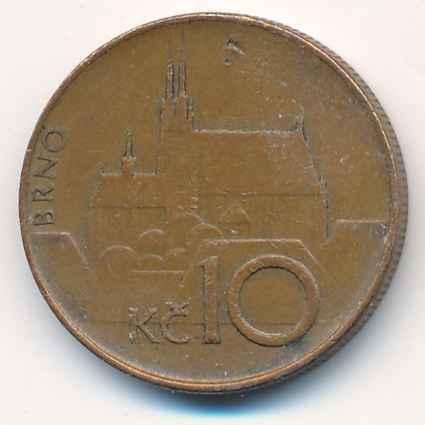 Чехия, 10 крон (1993 г.)