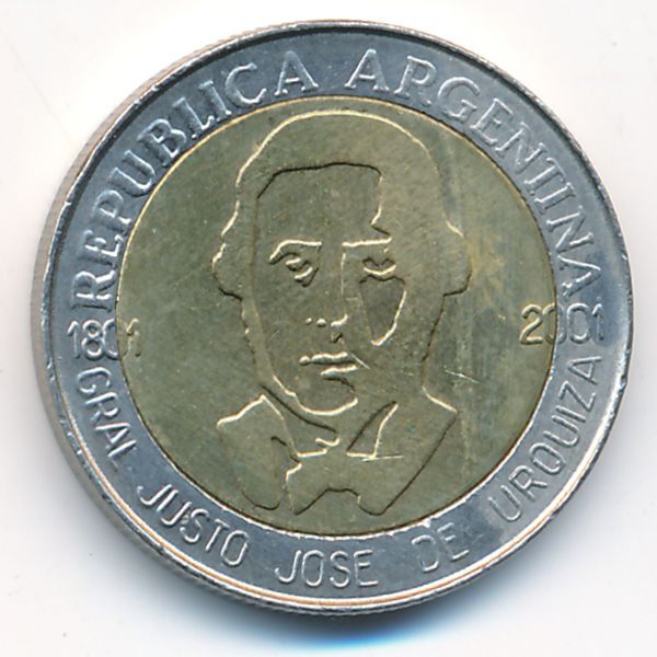 Аргентина, 1 песо (2001 г.)