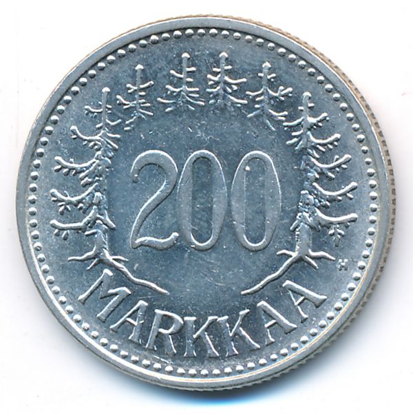 Финляндия, 200 марок (1956 г.)