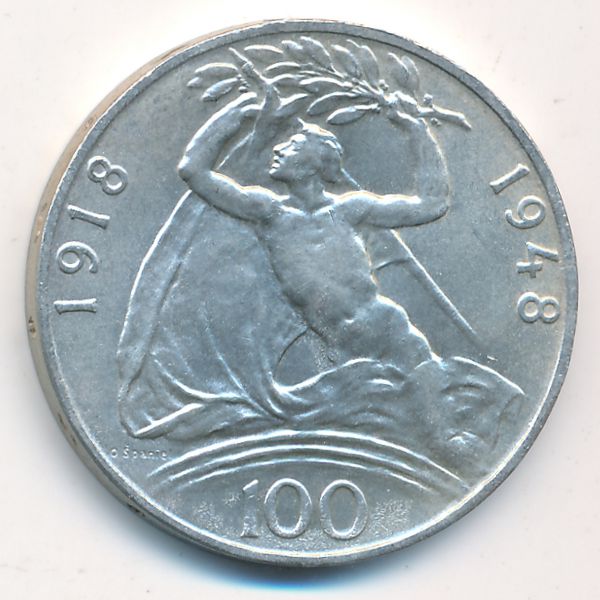 Чехословакия, 100 крон (1948 г.)