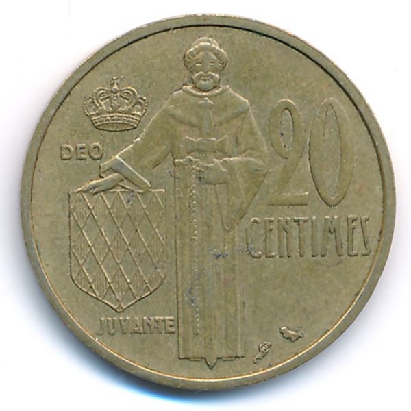 Монако, 20 сентим (1962 г.)