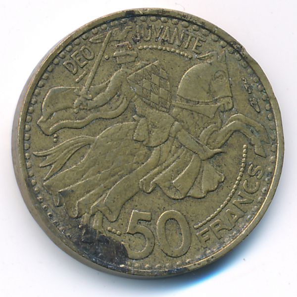 Монако, 50 франков (1950 г.)