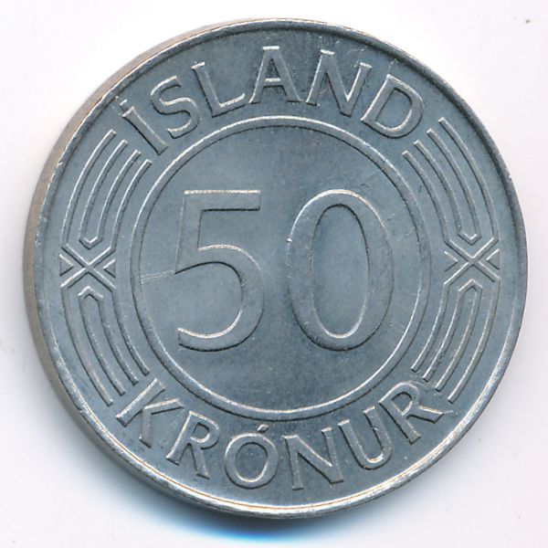 Исландия, 50 крон (1980 г.)