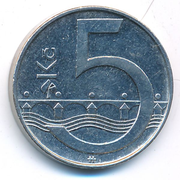 Чехия, 5 крон (2009 г.)