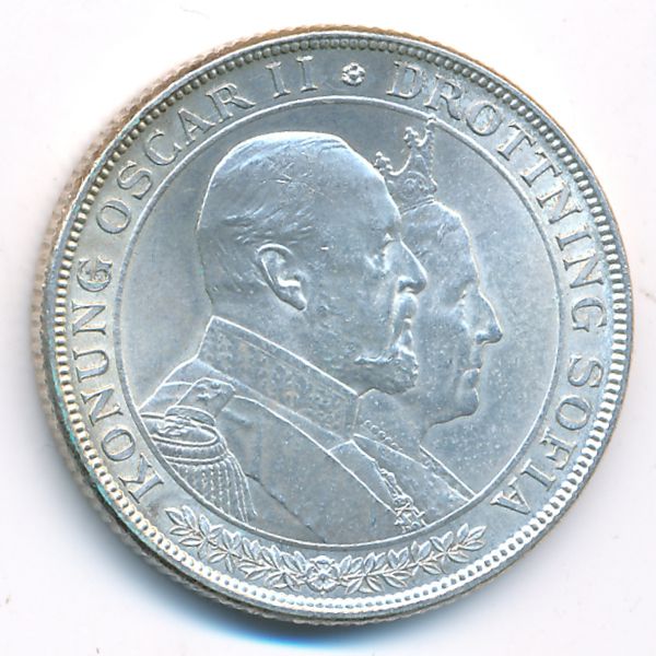 Швеция, 2 кроны (1907 г.)