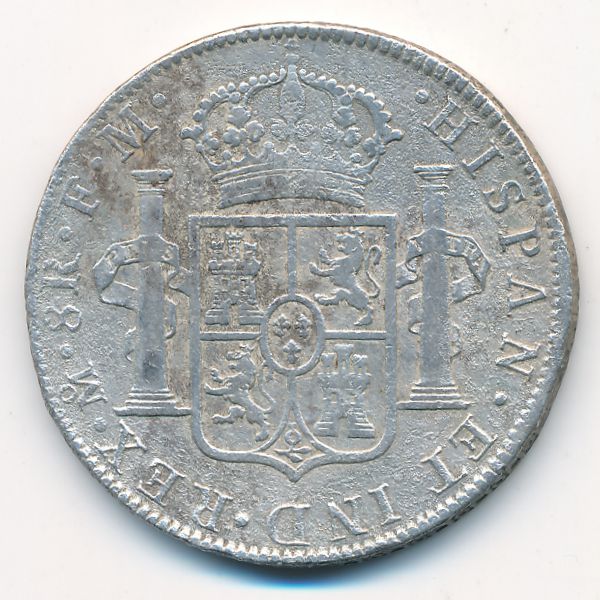 Мексика, 8 реалов (1773 г.)