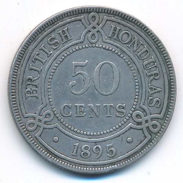 Британский Гондурас, 50 центов (1895 г.)