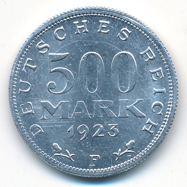 Веймарская республика, 500 марок (1923 г.)