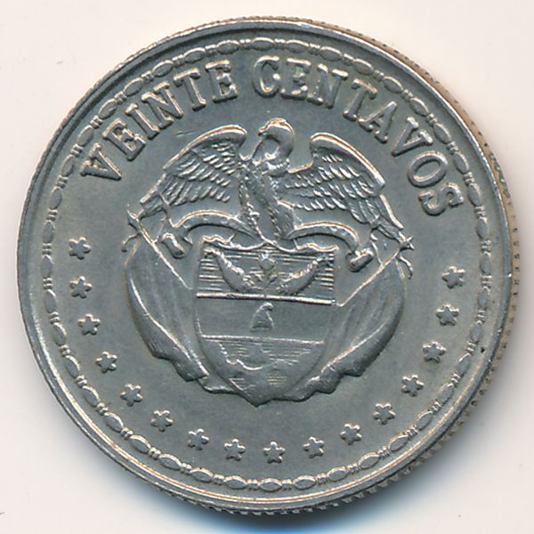 Колумбия, 20 сентаво (1963 г.)