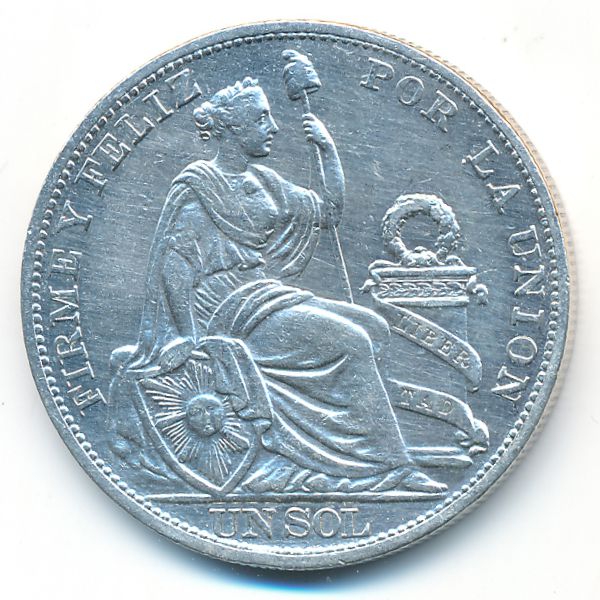 Перу, 1 соль (1893 г.)