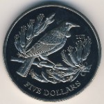 Новая Зеландия, 5 долларов (1995 г.)