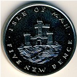 Остров Мэн, 5 новых пенсов (1971–1975 г.)