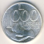 San Marino, 1000 lire, 1991
