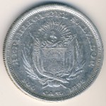 El Salvador, 1 peso, 1892–1914