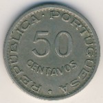 Мозамбик, 50 сентаво (1950–1951 г.)
