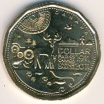 Canada, 1 dollar, 2011