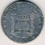 Mexico, 8 reales, 1760–1771