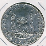 Mexico, 8 reales, 1732–1747