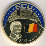 Либерия, 10 долларов (2001 г.)