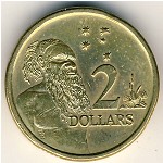 Австралия, 2 доллара (1988–1998 г.)